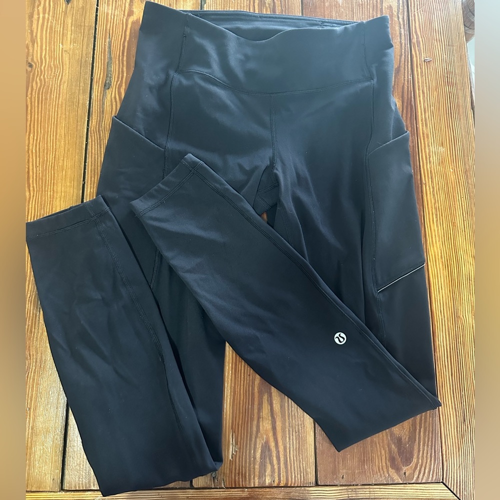 Lululemon Speed Up Mid Rise Tight 28” Brushed Full On Luxtreme
